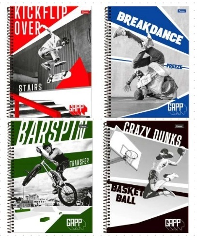 CADERNO 01X1 CAPA DURA GAPP 